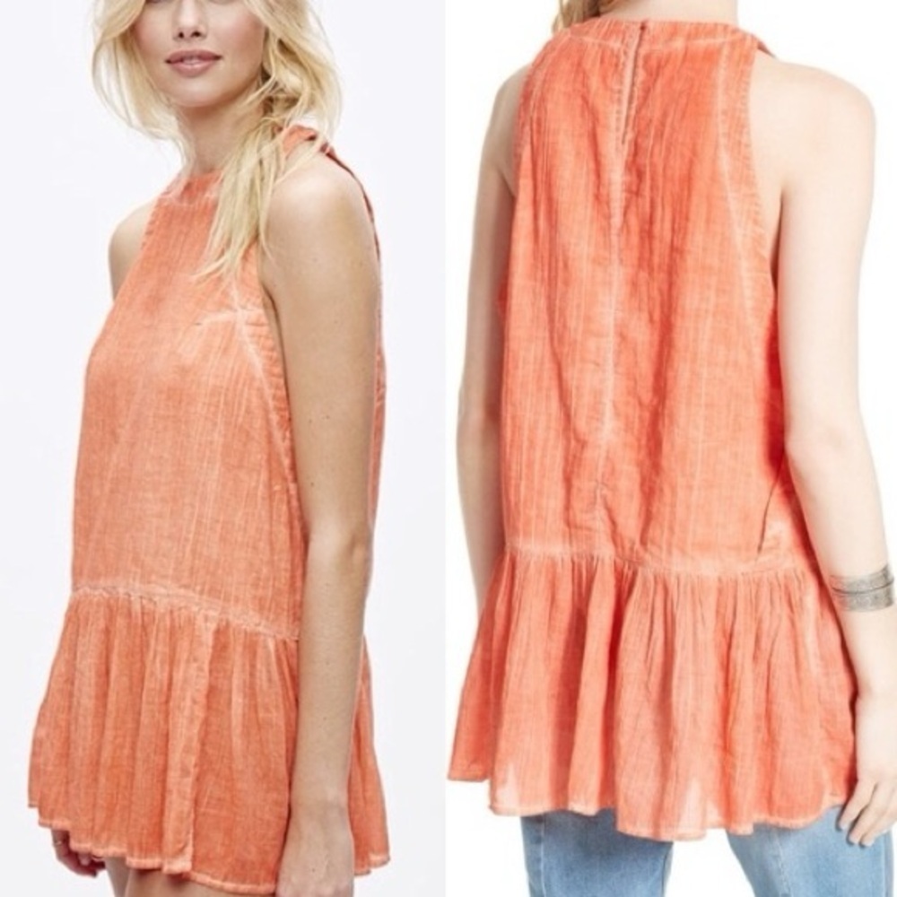 Free People Breathless Moments Sleeveless TunicTop Sz XS - Picture 8 of 8